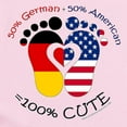 thumbnail image 2 of CafePress - German American Baby Body Suit - Baby Light Bodysuit, Size Newborn - 24 Months, 2 of 4