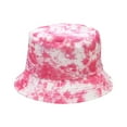 thumbnail image 2 of Lroveb Women Men Bucket Hats Unsiex Casual Fisherman Hat 3D Printed Pattern Tie Dye Double Basin Outdoor Visor Sun Hat, 2 of 7