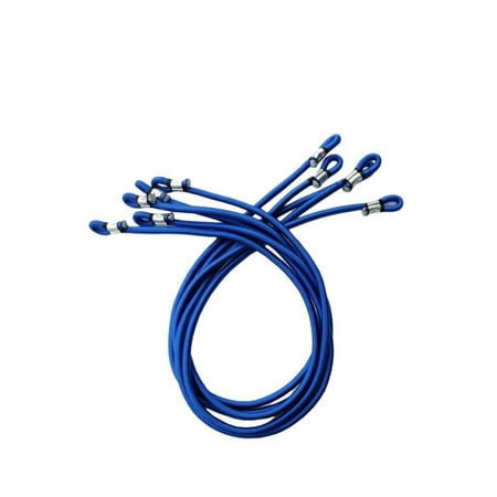 Tnarru Trampoline bungee cord aluminum buckle Blue 1.2cm