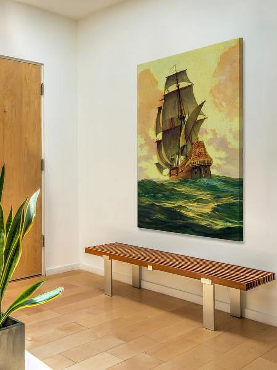 "Sailing Away" Painting Print on Wrapped Canvas