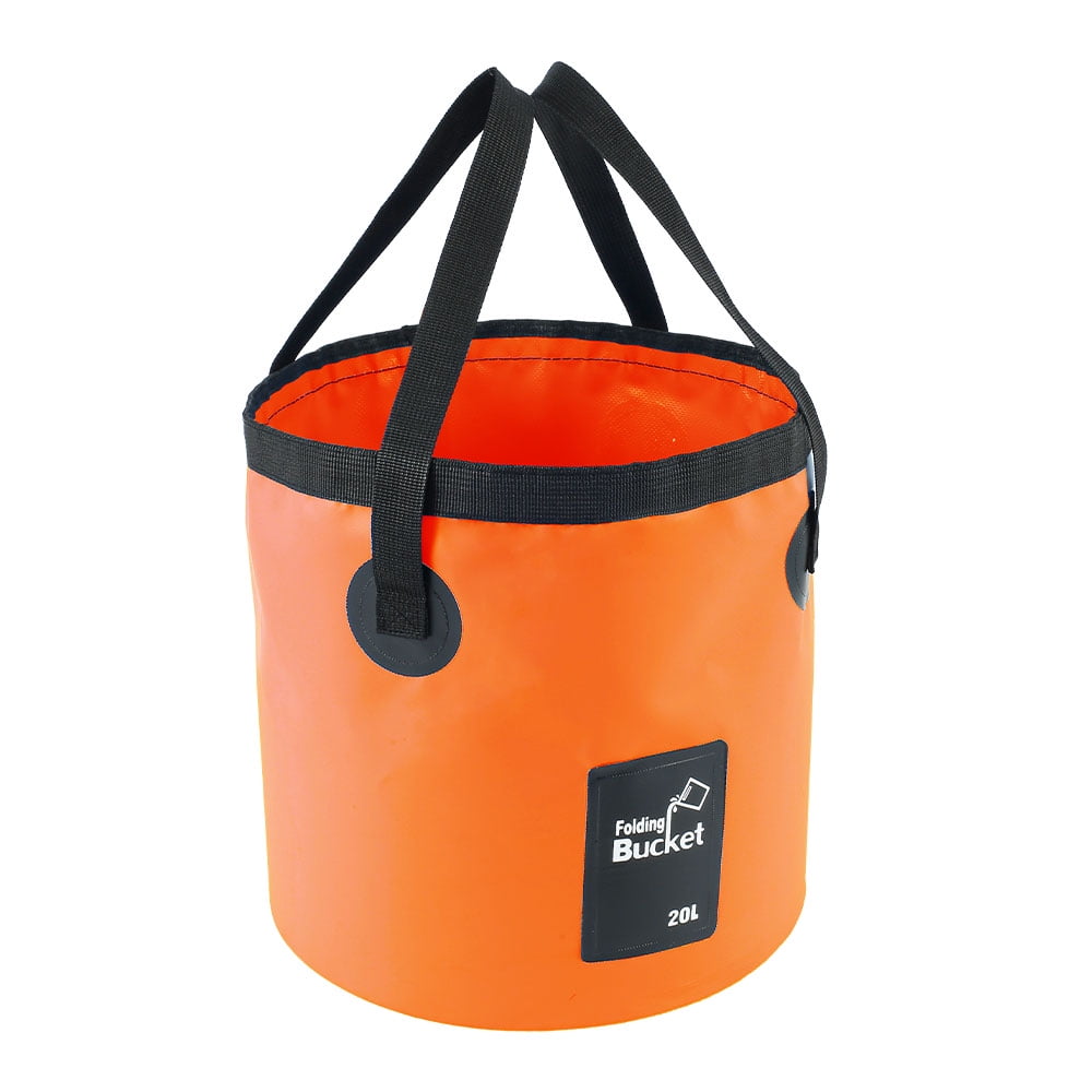 Collapsible Bucket with Handle, 5 Gallon Bucket(20L), Portable Camping