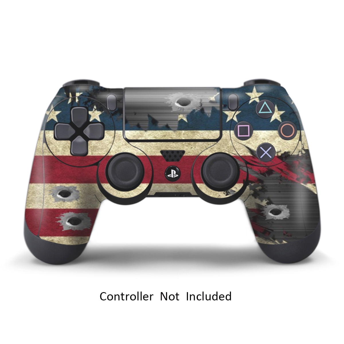 PS4 Skins Playstation 4 Games Sony PS4 Games Decals Custom PS4 Controller Stickers PS4 Remote Playstation 4 Controller Dualshock Vinyl Decal vinilo Calcomanía - Battle Torn Stripes - Walmart.com