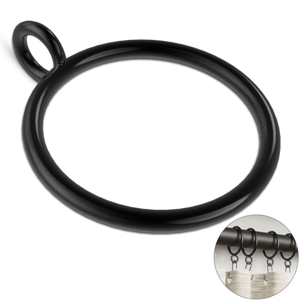 Anillas de cortina GASRONS de metal de 3,8 cm de diámetro interior, 50 unidades