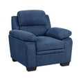 thumbnail image 3 of Lexicon Holleman Fabric Upholstered Chair in Blue Color, 3 of 8