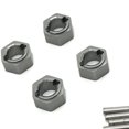 thumbnail image 4 of fastboy 4pcs Aluminum Alloy Wheel Hex Mount For FCX18 1/18 Crawler Strong RC Car Accessories Replacement Parts RC Upgrade Part Titanium, 4 of 6