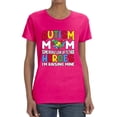 thumbnail image 2 of Wild Bobby Autism Mom Support Heroes I'm Raising Mine Women Graphic Tee, 2 of 6