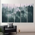 thumbnail image 4 of Mountain Landscape Wall Decor, Forest Landscape Printed, View Canvas Art, Misty Mountain Printed, Misty Forest Printed, Forest Printed Canvas, Canvas Wall Decor - Natural Framed, 4 of 9