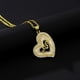 thumbnail image 2 of ¡Campaña con descuento!Elegante collar con colgante de circonio con incrustaciones de amor de la madre para el día de la madre, joyería de cadena de acero inoxidable al vacío femenina y versátil, 2 of 5