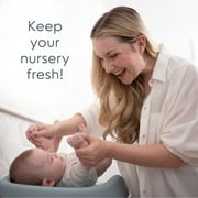 Diaper Genie Compact Pail, 1 Diaper Pail, 1 Square Refill, 165 Count, Infant, White
