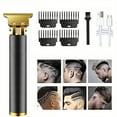 thumbnail image 1 of Rechargeable Cordless Hair Trimmer - Zero Gapped T-Blade Hair Clippers for Men - Baldheaded & Beard Shaver for Barbershop Detail, 1 of 4