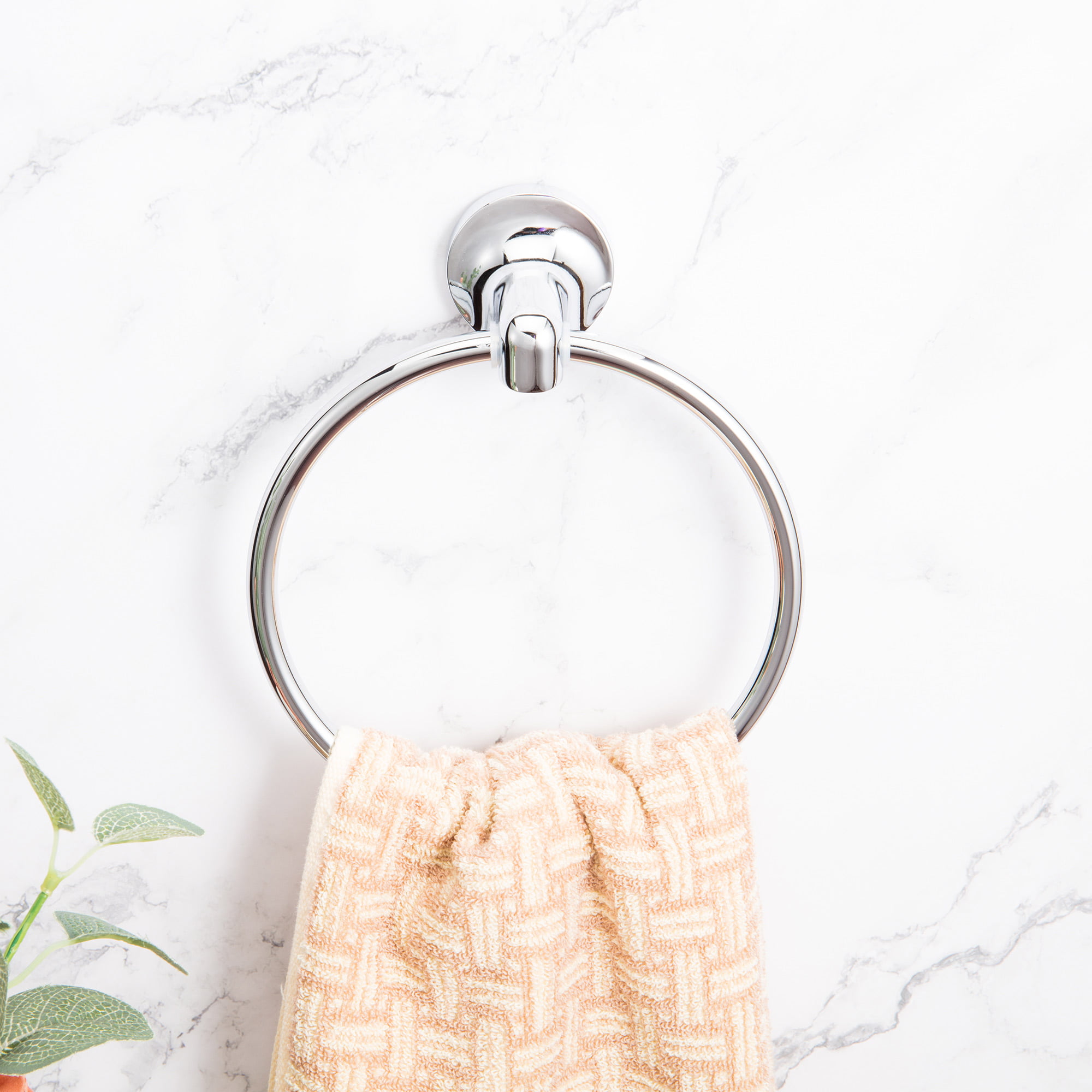 Bath Towel Holder Hand Towel Ring Hanging Towel Hanger Bathroom
