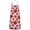 Red Strawberry Plants-1, variant on Red Strawberry Plants Fruit Flower Apron-Garden Aprons for Women with Pockets-Cotton Linen Waterproof Kitchen Cooking Gardening Aprons Adjustable for Kitchen,Cooking,BBQ and Salon 33x27 Inch
