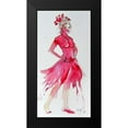thumbnail image 2 of Kovacs, Anna Brigite 14x24 Black Modern Framed Museum Art Print Titled - Girl in Red, 2 of 5