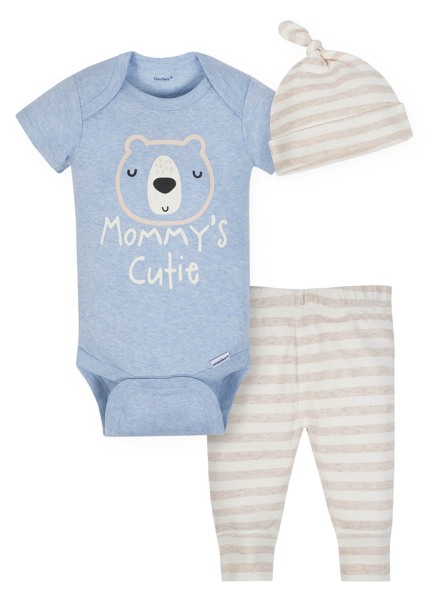 Gerber Baby Boy Organic Outfit Take Me Home, 3Piece
