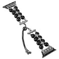 thumbnail image 3 of Pearl and Diamond Bracelet Band for Apple Watch 49mm / 46mm / 45mm / 44mm - Black, 3 of 3