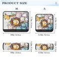 thumbnail image 3 of 2 Car Seat Belt Covers M Size 10*7.7 Inches Car Seat Belt Shoulder Pad Backpack Shoulder Pad Stroller Belt Cover Super Cute Little Animals, 3 of 8