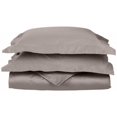 thumbnail image 1 of Egyptian Cotton 650 Thread Count Solid Duvet Cover Set  Twin-Grey, 1 of 2
