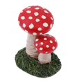 thumbnail image 3 of Resin Craft 1Pcs Red Mushroom Decoration with DIY Versatility for Courtyard Decor, 3 of 4