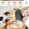thumbnail image 3 of Orinice Corgi Blanket Just a Girl Who Loves Corgis Flannel Throw Blankets Gifts for Corgi Lovers Puppy Dog Soft Fuzzy Lightweight for Home Decor Couch Bed Sofa  40x50in, 3 of 6