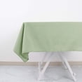 thumbnail image 3 of Efavormart 54x54" Sage Green Wholesale Linens Seamless Polyester Square Linen Tablecloth For Wedding Banquet Party Restaurant, 3 of 10