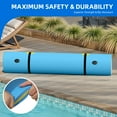 thumbnail image 2 of Dextrus 9' X 6' Inflatable Rafts Water Mat - Floating Island Lily Pad for Pools, Lakes, Beach - Fun for Adults, XPE Foam Construction, 2 of 10