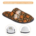 thumbnail image 3 of Balery Quirky Corn Pumpkin Pantuflas de Casa de Felpa Silenciosas con Diseño Estampado, Zapatillas Cómodas Antideslizantes de Algodón para Interior-Large, 3 of 8