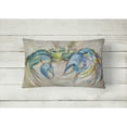 thumbnail image 2 of Blue Crab Canvas Fabric Decorative Pillow, 2 of 3