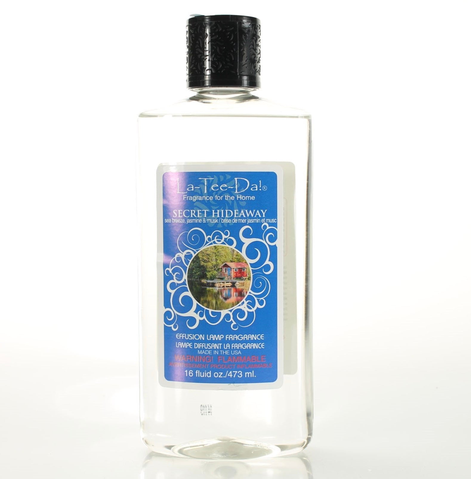La-Tee-Da! Effusion Fragrance Refill - Secret Hideaway - ( Sea Breeze, Jasmine & Musk) 16 & 32 FL OZ