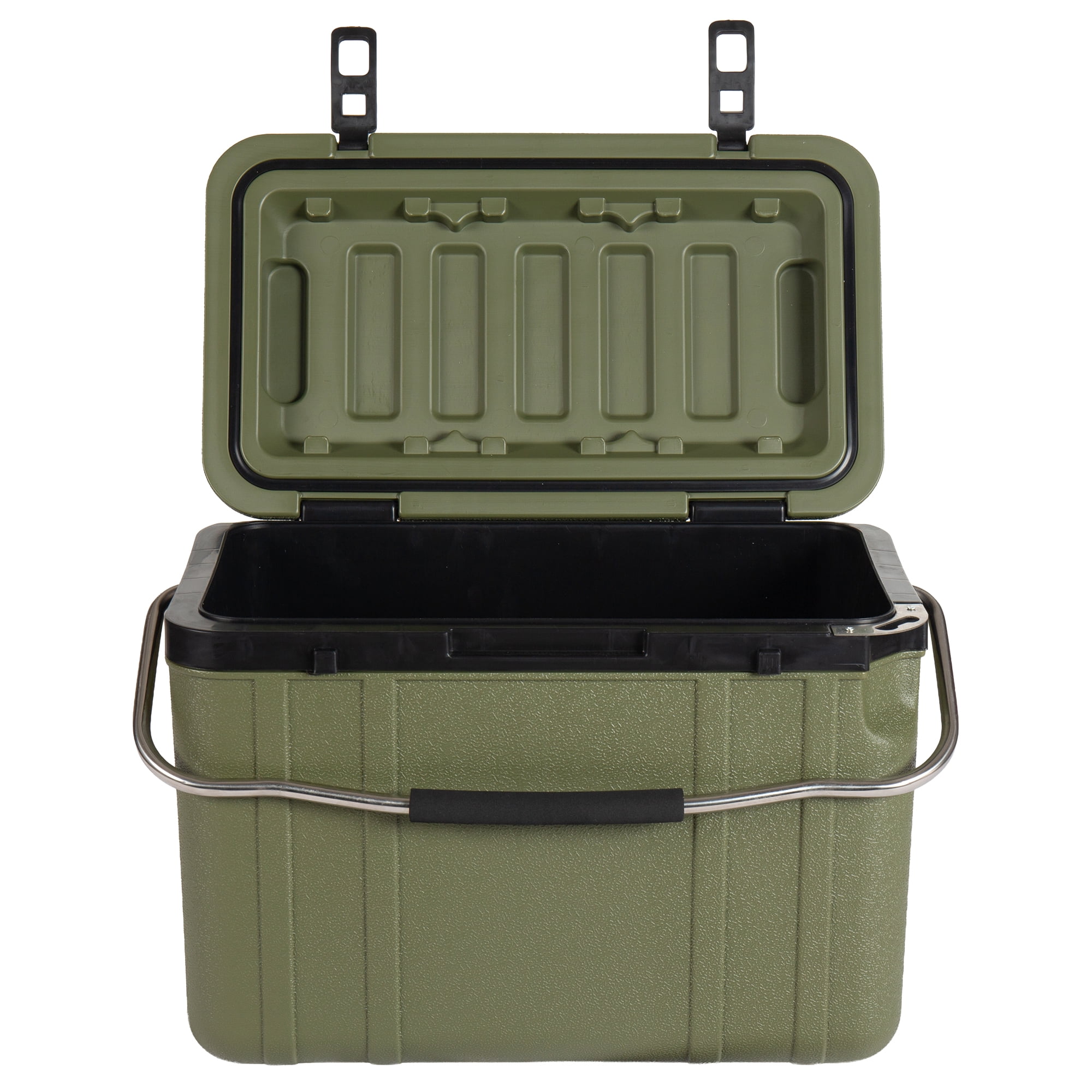 Cooler 25 Quart with 5-7 Day Ice Retention, Hard Shell Ice Chest and Portable Cooler for Camping Tailgating Outdoor Adventures, Dark Green