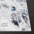 thumbnail image 4 of SAFAVIEH Amelia Ashley Abstract Runner Rug, Gray/Blue, 2' x 8', 4 of 11
