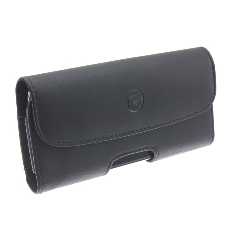 Holster Leather Case Belt Clip for Samsung Galaxy A10e/A01 - Cover Pouch Loops