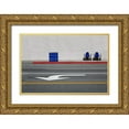 thumbnail image 1 of Labagnara, Roxana 14x11 Gold Ornate Wood Framed with Double Matting Museum Art Print Titled - Urban details II, 1 of 4