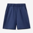 thumbnail image 2 of BOBOGOJP Kids Boys Girls Cotton Shorts for Summer Casual Athletic Running Jogger with Side Pockets Navy for Size 5-6 Years, 2 of 8