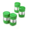 thumbnail image 2 of Walbest 4Pcs Car Valve Caps, Universal Aluminum Alloy Bright Color Tire Tyre Air Valve Stems Cap for Car SUV, Green, 2 of 7