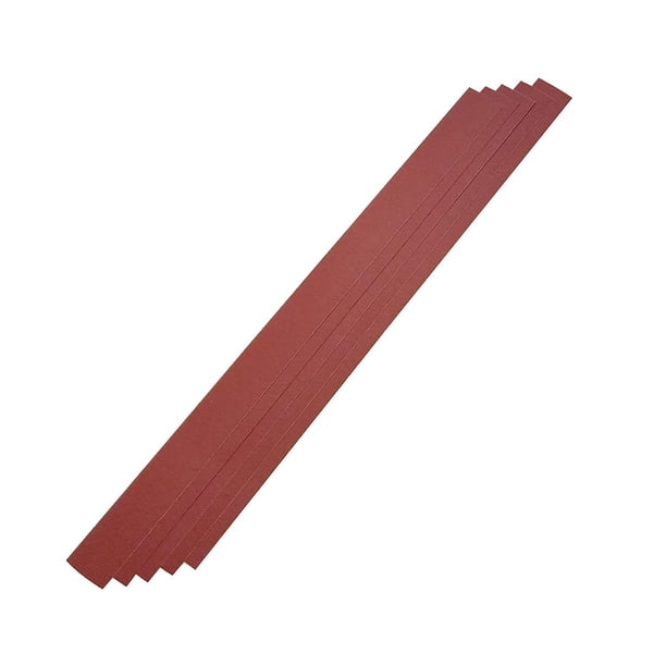 Sonducket 6 uds papel de lija para guitarra portátil a prueba de polvo instrumento de cuerda autoadhesivo reemplazar accesorios de papel Accesorios para instrumentos musicales Rojo