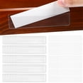 thumbnail image 1 of SHISUYAN Transparent PVC Adhesive Pockets with Paper Labels for Lapel 50 Pcs Easy to Use and Long Lasting, 1 of 8