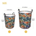 thumbnail image 5 of XMXT Collapsible Laundry Basket, Daisy Watercolor Print Waterproof Laundry Hamper, 62L Multicolor, 5 of 8