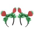 thumbnail image 3 of EeaseCA 2 Pcs Bandeau Décoratif en Forme de Fraise pour Cheveux, Coiffe à Ressort pour Fête, 3 of 8