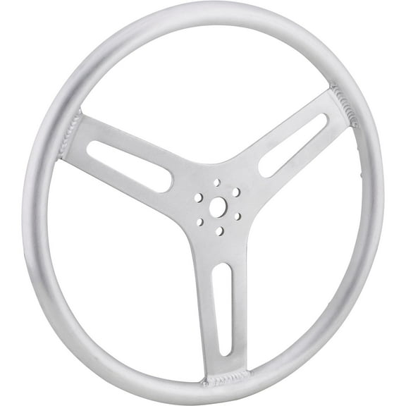 15 Inch 3 Spoke Outlaw Steering Wheel, Aluminum