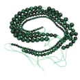 thumbnail image 2 of Cuentas de piedra natural, joyería elegante y lisa, cuentas decorativas DIY para pulsera, collar, arte artesanal, verde, 2 of 5