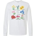thumbnail image 3 of Inktastic Italian Wild Flower Chart Long Sleeve T-Shirt, 3 of 5