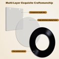 thumbnail image 4 of Cociat Acrylic Vinyl Record Display Frame Rack for Wall, Album Cover Holder Shelf Wall Mounted, RHD202412, 4 of 7