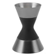 thumbnail image 4 of Jigger de cóctel, medidor de tiro de acero inoxidable de doble cara con escala para barra casera, chapado en negro, 4 of 10
