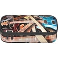 thumbnail image 1 of Magic Guitare Électrique Musique Imprimée Trousse à Crayons Durable avec Compartiment à Fermeture Éclair Grande Capacité Portable, 1 of 4