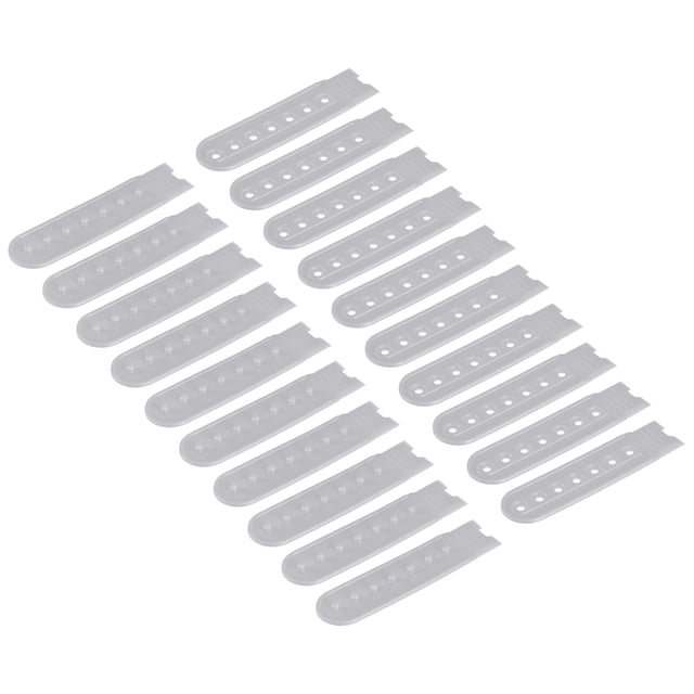 Unique Bargains Grey Plastic Snapback Strap Cover Hat Snap Buckle Replacement (12 Pairs)