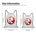 thumbnail image 2 of Zufioo Sac de Sport Imprimé Roblox Sac de Gym à Ficelles Lavable en Machine Sac à Dos à Ficelles Robuste pour Hommes Femmes-Petit, 2 of 6