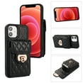 thumbnail image 3 of Wallet Case Designed for iPhone 11, with 6 Card Holder Slots RFID Blocking Shoulder Wallet Case Crossbody Strap Shockproof Leather Kickstand Phone Case For iPhone 11, Black, 3 of 11