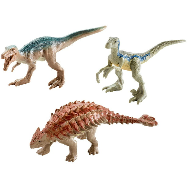 Sneeuwwitje Ruïneren Wierook Jurassic World Mini Dino 3-Pack Pack 4 - Walmart.com
