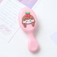 thumbnail image 2 of TNOBHG Soft Bristle Hair Comb Girls Mini Hair Brush Soft Bristles Scalp Massage Cartoon Vegetable Design Portable Hair Detangling Styling Comb Kids, 2 of 8