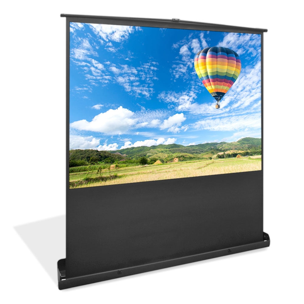 PYLE PRJSF1009 100Inch Floor Standing Portable Easy RollUp PullOut